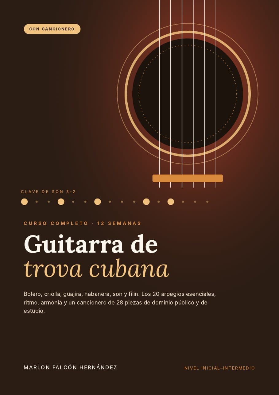 Portada de Guitarra de trova cubana