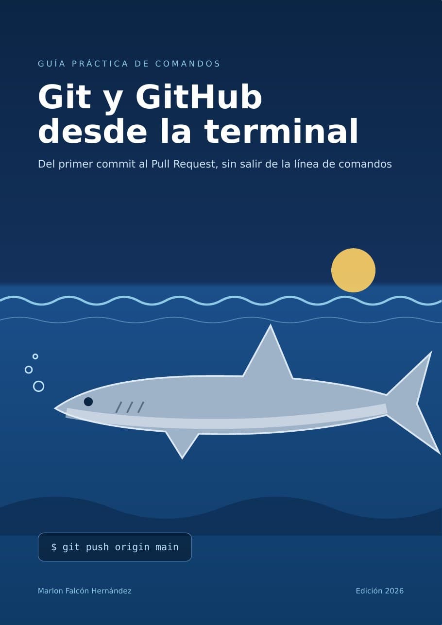 Portada de Git y GitHub desde la terminal