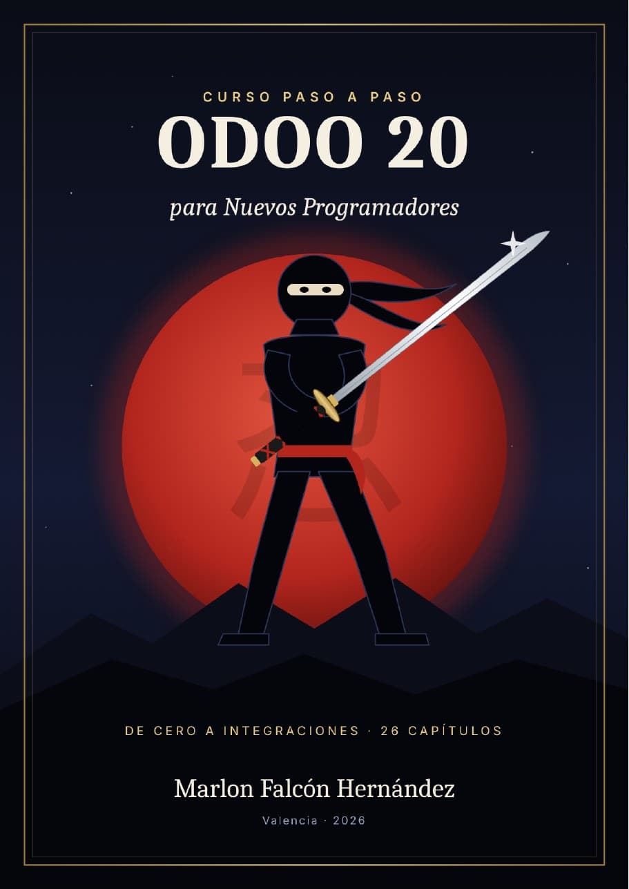 Portada de Odoo 20 para Nuevos Programadores