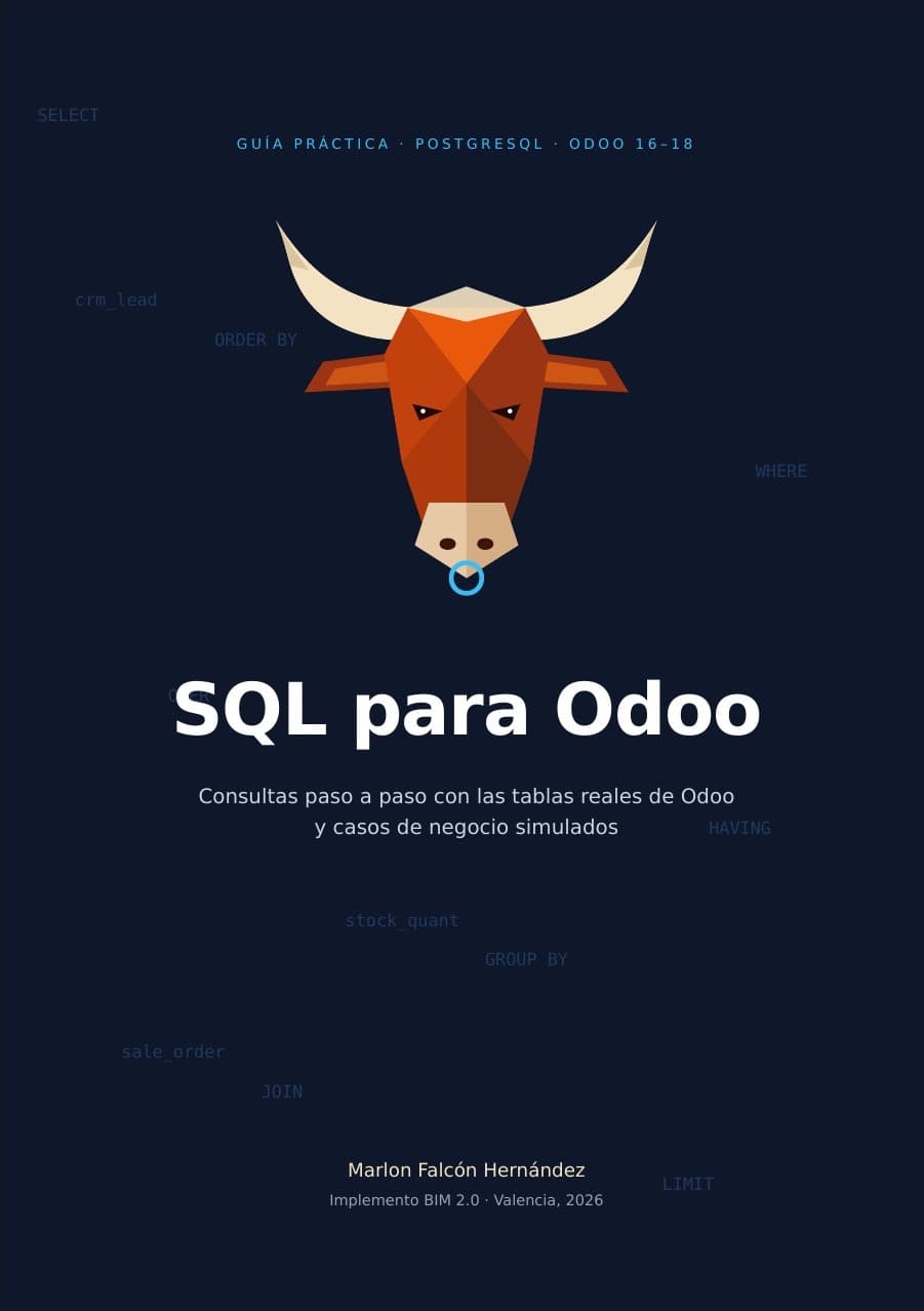 Portada de SQL para Odoo